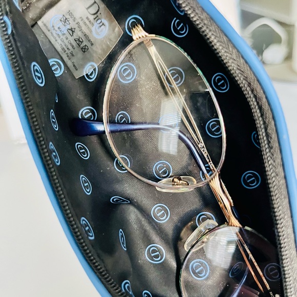 Christian Dior Authentic &Vintage Pale gold metal frames Replaceable Rx lenses - Picture 12 of 12